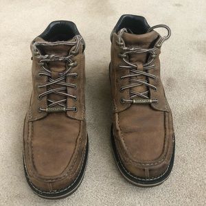 Rockport water resistant brown shoes size 8